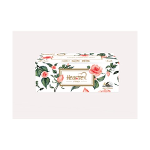 Hearttex Boxed Facial Tissue, White Edition