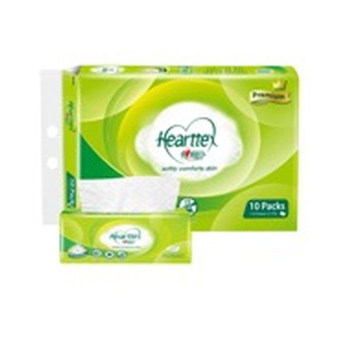 Hearttex Softtech 3D Embossed Facial Tissue 110 Sheets