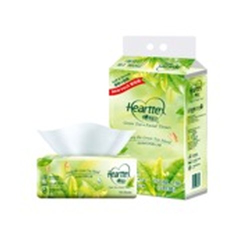 Hearttex Green Tea Facial Tissue 150 Sheets