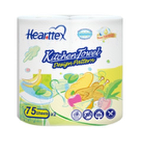Hearttex Kitchen Towel, 2 Ply