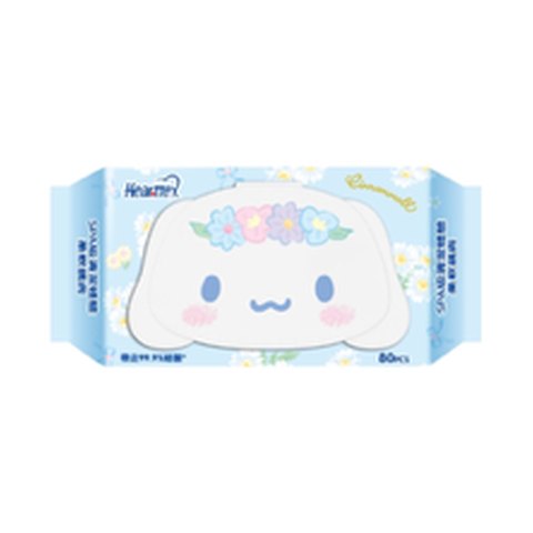 Hearttex Sanrio Toilet Wet Wipes 80 Sheets