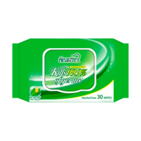 Hearttex Antibacterial Wet Wipes 30 Sheets