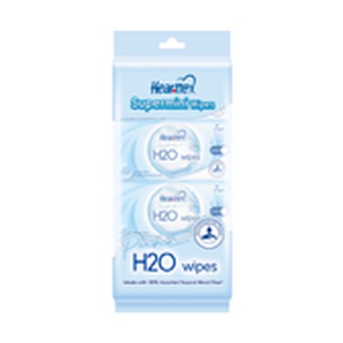 Hearttex 100% Pure Water Wipes, 8 Bag Pack