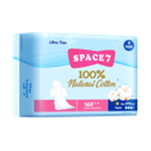 SPACE7 100% Cotton Long Pads 29.5cm